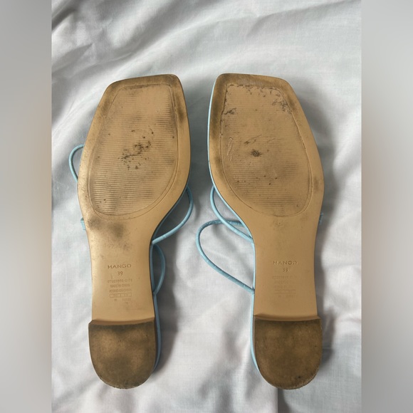 🌻 Baby Blue MANGO Slip-on Sandals - Picture 4 of 7